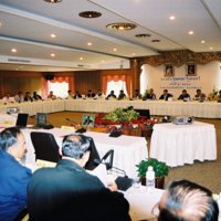 การประชุมคณะรัฐมนตรี ครั้งที่ 2/2548 ณ ห้องเชียงแสน อาคารสำนักงานอธิการบดี